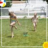 BACKYARD BLAST Super Soaker Lawn Sprinkler for Kids - Kids Outdoor Toys - Wire Inserts in Each Tube to Direct Water Stream