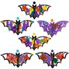 Winlyn 24 Sets Halloween Crafts Bat Crafts DIY Halloween 3D Bat Craft Kits Unfinished Paintable Wood Bat Halloween Crafts for Kids Classroom Activities Art Project Halloween Decorations Party Favors
