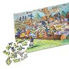 Wooden Jigsаw Puzzle for Adults - Uniquely Shaped Pieces - Made in The USA by FoxSmartBox - 373 Pieces - Thanksgiving Banquet