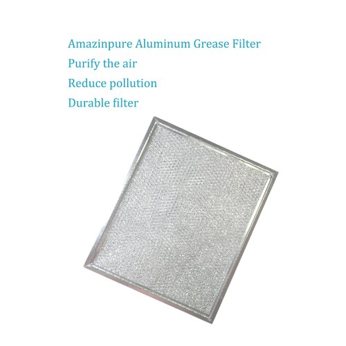 Amazinpure 97006931 NY NV [OEM PART#S97006931] Broan Nutone range hood grease filter replacement Compatible with BP29 exhaust fan 1172137 5-3078 88150 99010121 (10.5 x 8.75) Inch Aluminum 4 Pack