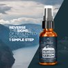 Wild Mountain Peptide Face Serum for Men - Mens Face Care with Hydrating Hyaluronic Acid & Collagen Boosting Amino Acids - Antiaging for Men & Skin Brightening Serum for Men - 1 oz