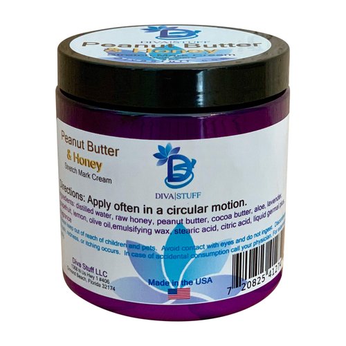 Diva Stuff Peanut Butter & Honey Stretch Mark Cream With Aloe And Cocoa Butter