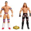 Mattel WWE Championship Showdown 2-Pack Action Figures & Accessory, Series #16 British Bulldog vs Shawn Michaels Collectible Set, 6-inch