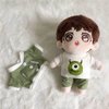 niannyyhouse 20cm Plush Doll Clothes Green Monster Suit Coat T-Shirt Pants 8in Doll Dress up (Green, 20CM)