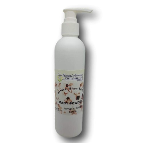 Jane Bernard Scented Shea Butter Hand and Body Lotion - BABY POWDER_Unisex Fragrance_8 oz Pump Bottle