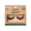 KISS Lashes Sister Nature False Eyelashes, Easy to Wear & Easier on the Planet, 100% Natural Hair, Wispy and Fluffy Lash Finish, Reusable - Sage, 1 Pair Sage 1 Count (Pack of 1)