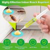 12 Pack Roach Gel Bait for Indoor Use - Cockroach Killer Gel with Easy Placement Stickers, Long-Lasting Mess-Free Formula for Kitchen, Bathroom, Basement & Hidden Areas Pest Control