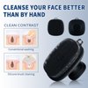 Face Scrubber, Silicone Face Scrubber for Men, Facial Cleansing Brush Silicone Face Wash Brush Manual Waterproof Cleansing Skin Care Face Brushes for Cleansing and Exfoliating