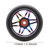 Z-FIRST 2Pcs 110mm Pro Scooter Wheels with ABEC 9 Bearings Fit for MGP/Razor/Lucky Envy/Vokul Pro Scooters Replacement Wheels …