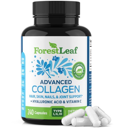 ForestLeaf Multi Collagen Pills - Collagen Men &amp; Collagen Women - Hydrolyzed Collagen Supplements...