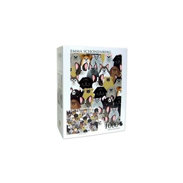 Emma Schonenberg Dog Collage 1000 Piece Puzzle