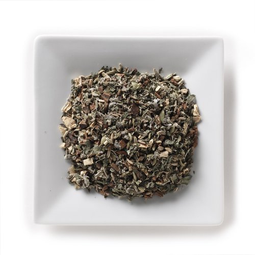 Mahamosa Herbal Spice Tea Blend Loose Leaf (Looseleaf) - Spicy Splendor 8 oz (cinnamon, fennel, ginger, rosemary, peppermint, cardamom)