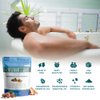 Gentleman's Bath Salt 32 Ounces Epsom Salt with Natural Cedarwood, Frankincense, Eucalyptus and Peppermint Essential Oils Plus Vitamin C in BPA Free Pouch with Easy Press-Lock Seal