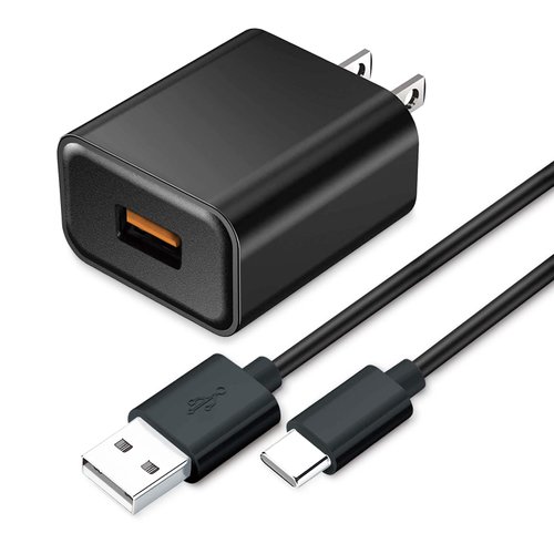 RCBCH 18W Fast Wall Charger USB-C Charging Cord Compatible for Moto G Power 2022/G Stylus 2021, G Fast, G Play, G Pure, G7 Play, Motorola One 5G Ace/Fusion+/Edge Plus/Z4/G100 (6.6FT)