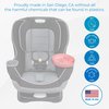 My Travel Tray/Round - USA Made. Easily Convert Your Current Cup Holder to a Tray and Cup Holder for use with Car Seats, Booster,Stroller and Anywhere You Have a Cup Holder! (Light Pink)