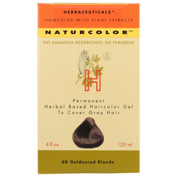 naturcolor Haircolor - Goldenrod Hair Dye, 4 Fl Oz (6D)