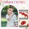 Coume 3 Pcs Crochet Hair Bandana Hair Scarf Knotted Headscarf Crochet Bandana Knitted Scarves Head Kerchief for Women Girls