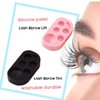 Silicone Palette for Lash Lift and T-int 6 Function Tray for Eyelash Lifting Brow Lamination with D-ye New Useful Lash Extension Remover Conditioner Primer Cleanser Tool--More Than 2000 Applications