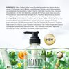 Botanist Japanese Organic & Natural Shampoo for Tangled Hair, Moisturizing Hair Shampoo with Pump for Women & Men to Smooth Hair, Sulfate & Silicone Free, New Green Apple & Rose 460 mL/16.2 fl Oz