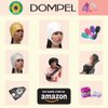 Dompel Silicone Hair Highlighting Cap - Type Athenas | Model 401-SA | Gold | Salon-Quality for All Hair Types (2 PCS)