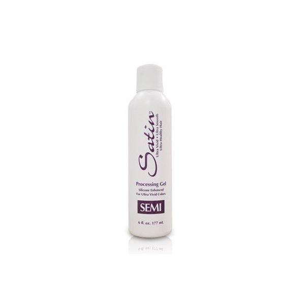 Satin Demi Processing Gel, 6 oz., Formulated Specifically for Satin Professional Hair Color, Enhance Hair Softness and Shine, Cruelty-Free Formula