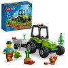LEGO City Park Tractor 60390, Toy with Trailer for Kids Ages 5 Plus, Farm Vehicle Construction Set with Animal Figures and Gardener Minifigure, Gift Idea