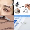 Pinkiou Microblading Needles Eyebrow Tattoo Pen Blades for Permanent Makeup 14 Pins Microblade Supplies (Tattoo needles, 14 pin)