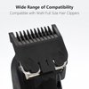 2 Pieces 2 Lengths Professional Hair Clipper Attachment Guide Guard Combs 1/16" 1/8" 1.5mm 3mm Compatible with Wahl Standard Full-Sized 5 Star Series Magic Clip Hair Clippers (Black)