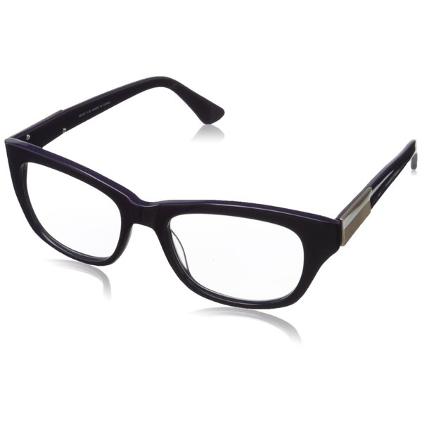 A.J. Morgan Women's Ambrosia 2.25 Wayfarer Reading Glasses, Purple