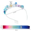 YARIEW Mermaid Birthday Crown and Birthday Queen Sash Mermaid Birthday Decorations Mermaid Party Decorations for Girls Birthday Sash for Women Mermaid Birthday Party Decoration
