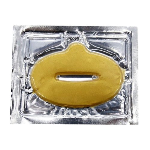 Jakuva 30 Pieces 24K Gold Crystal Moisturizing Lip Mask,Gel Lip Pads Lip Balm Lip Masks for Dry Lips,Remove Chapped Skin & Anti-Aging,Hydrating Plumping Your Lips