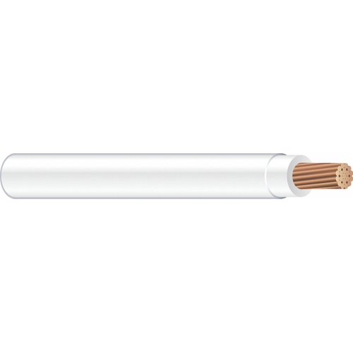 Southwire 22974036 Simpull THHN or THWN2, 10 Gauge THHN Stranded Wire, 50' per Roll, White