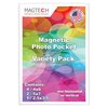 Magtech Magnetic Photo Pocket Picture Frame, Variety Pack, 6 Pack + FREE Wallet Size (57461), 4x6, 5x7, 2.5x2.5, White