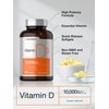 Horbäach Vitamin D3 10000 IU | 500 Softgels | Non-GMO, Gluten Free Supplement | Value Size | 250mcg | High Potency Formula