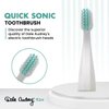 Dale Audrey Ayurvedic Quick Sonic Toothbrush Head Replacement for Adults | DailyClean Toothbrush | (2 Count)