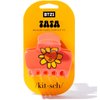 BT21 x Kitsch Recycled Plastic Puffy Medium Hair Clips for Women - Medium Claw Clips for Thin Hair | Claw Hair Clips for Short Hair | Medium Hair Claw Clips for Women | Cute Hair Claws for Girls, Tata