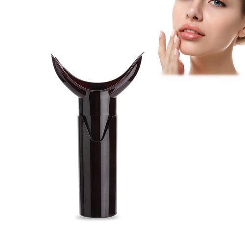 Dioche Lip Plumper Device, Portable Lips Enhancer, Lip Vacuum Suction Device Lip Plumping Tool Lip Trainer, Manual Enhancement Accessory Lips Beauty Tool(Dark Red)