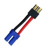 2 Pairs RC LiPo Battery Connector Adapter Compatible with Traxxas Lipo Battery Plug to EC5 Male Female on ESC Charger