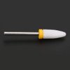 Ceramic Nail Drill Bit Corn Head Ceramic Grinding Parts Nail File Drill Bit Lightweight Manicure Polishing Removing Cuticle(Extra Fine Grinding XF Yellow Box)