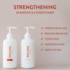 Routine Wellness Shampoo for Stronger Hair - Color Safe, Vegan, Clinically Tested - Unscented 14oz