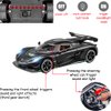 Therina Toy Cars Model Koenigsegg Jesko 1/24 Black Alloy Collectibles Die-cast Vehicles with Sound and Light