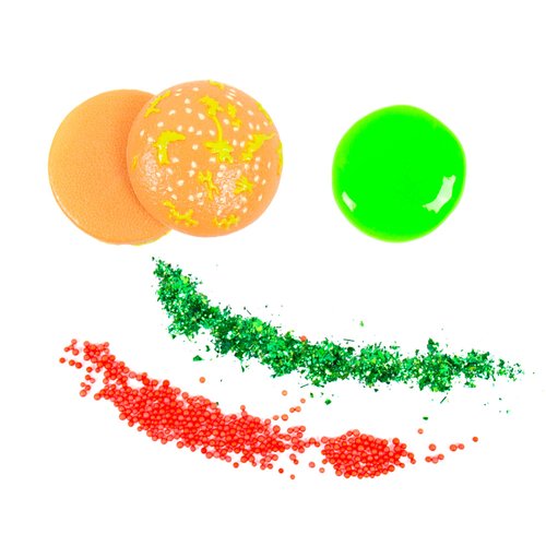 Squeezwiches Squishy Slime Confetti Ice Cream Sandwich by Horizon Group USA, Stress Relief Slime Toy, Gooey, Sticky, Stretchy Slime Putty Include, Add Sprinkles, Glitter & More, White Confetti, one size