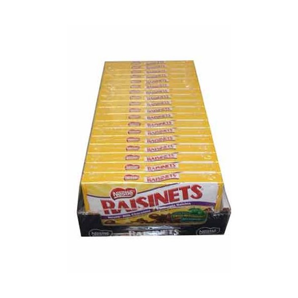 Nestle Raisinets Movie Theatre Concession Size Candy (18 count) Milk Chocolate