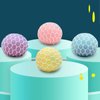 MEIEST 4 PCS Colorful Mesh Grape Stress Balls,Squeeze Color Change Ball Fidget Toy,Stress Relieve Sensory Balls,Stretchy Toys,Hand Exercise Bouncy Balls