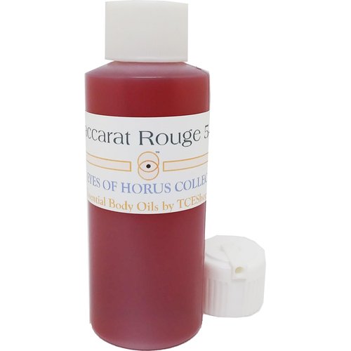 TCEShop Bakarat Rouge 540 - Type MFK Scented Body Oil Fragrance [Flip Cap - Red - 2 oz.] - ID#32091