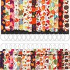 30 Pieces Thanksgiving Lipstick Holder Keychains Set with Wristlet Lanyards Fall Neoprene Lipstick Holder for Women Girls Lip Balm Holder Pouch Tracker Keys Chains Hand Wrist