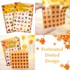 JUESMOS Fall Bingo Game 24 Players Autumn Bingo Cards Fall Thanksgiving Party Games for Adults Family Activity Autumn Bingo Harvest Game Party Favors Classroom School Supplies