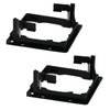 iMBAPrice Dual Gang (2-Gang) Low Voltage Mounting Bracket - Black (Pack of 2)