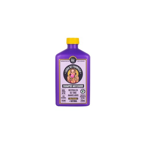 Lola Brasil Linha Loira de Farmacia Shampoo Matizador 250 Ml Drugstore Blond Collection - Brassiness Control Shampoo 8.45 Fl Oz