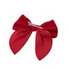 Red velvet hair bows clips for girls chrismas valentines holiday dress party decor accessories gift,velvet ribbon hair barrettes alligator hairpins for teens toddlers kids